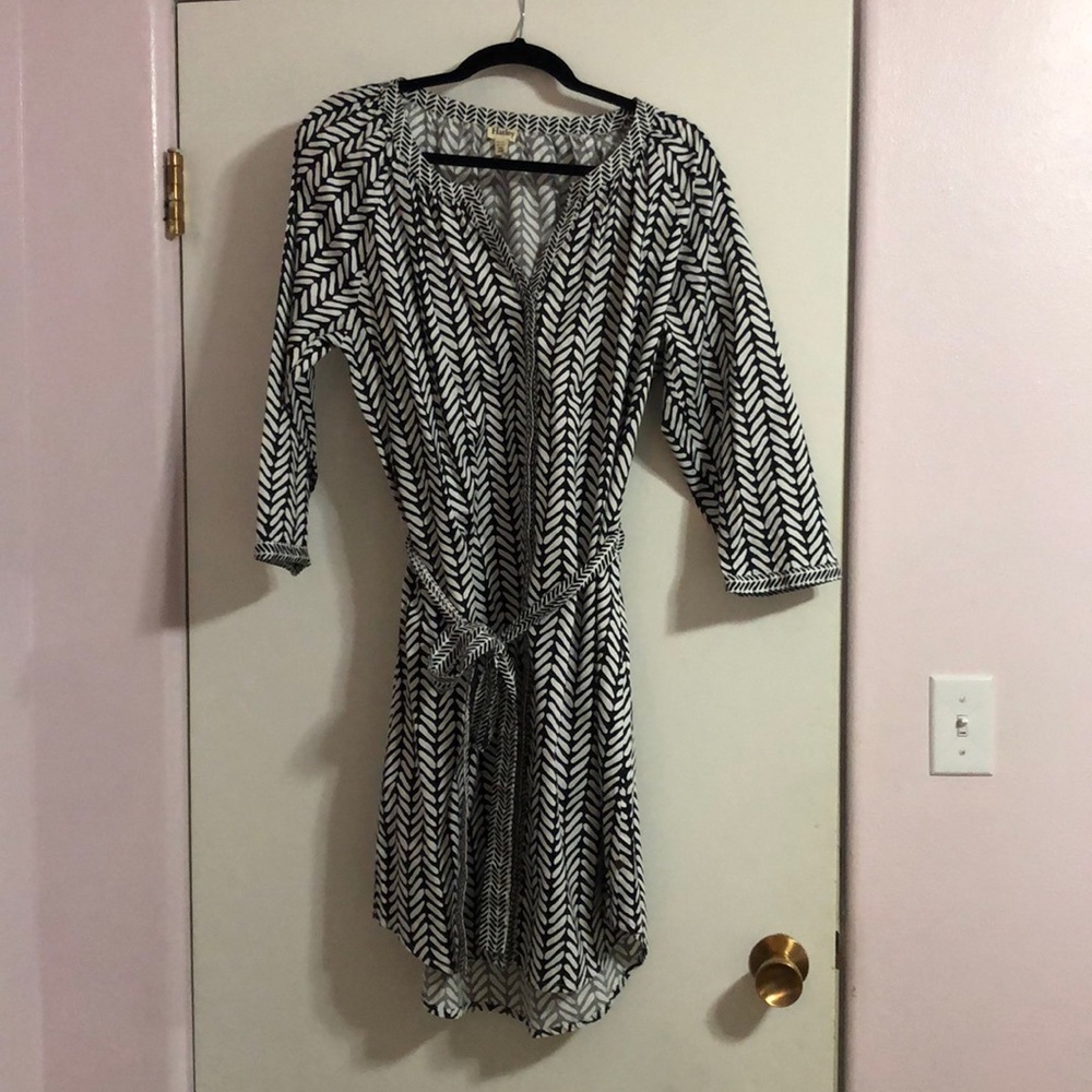 Hatley Black & White Tunic Dress